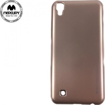 Silikoninis Mercury dėklas auksinis (Lg X Power)